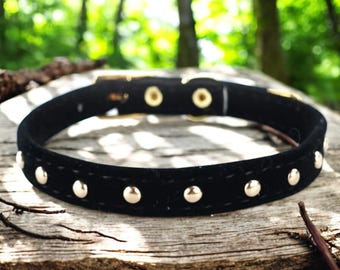 Flocking Cat Collar | Adjustable Safety Kitten Collar with Bell