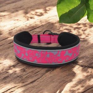 Reflective Dog Collar|Soft Padded, Adjustable Nylon for All Sizes Essential Training & Safety Gear|Perfect Gift for Dog Owners!