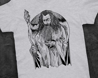 Gandalf de grijze tovenaar, uniseks T-shirt