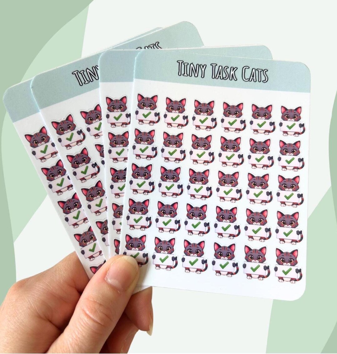 120 Cute Cat Tiny Ticks/functional/practical Planner Stickers. Task ...