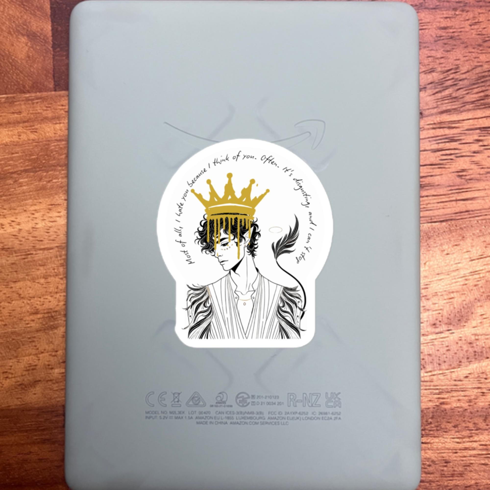 Cardan Sticker – “Acima de tudo, eu odeio você” | Inspirado em The Cruel  Prince - Etsy Portugal