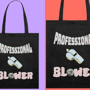 Funny Netball Umpire Organic Cotton Tote Bag | Gift For Netball Coach | Netball Lover Gift | Funny Netball Coach Bag | Netball Team Gift Bag