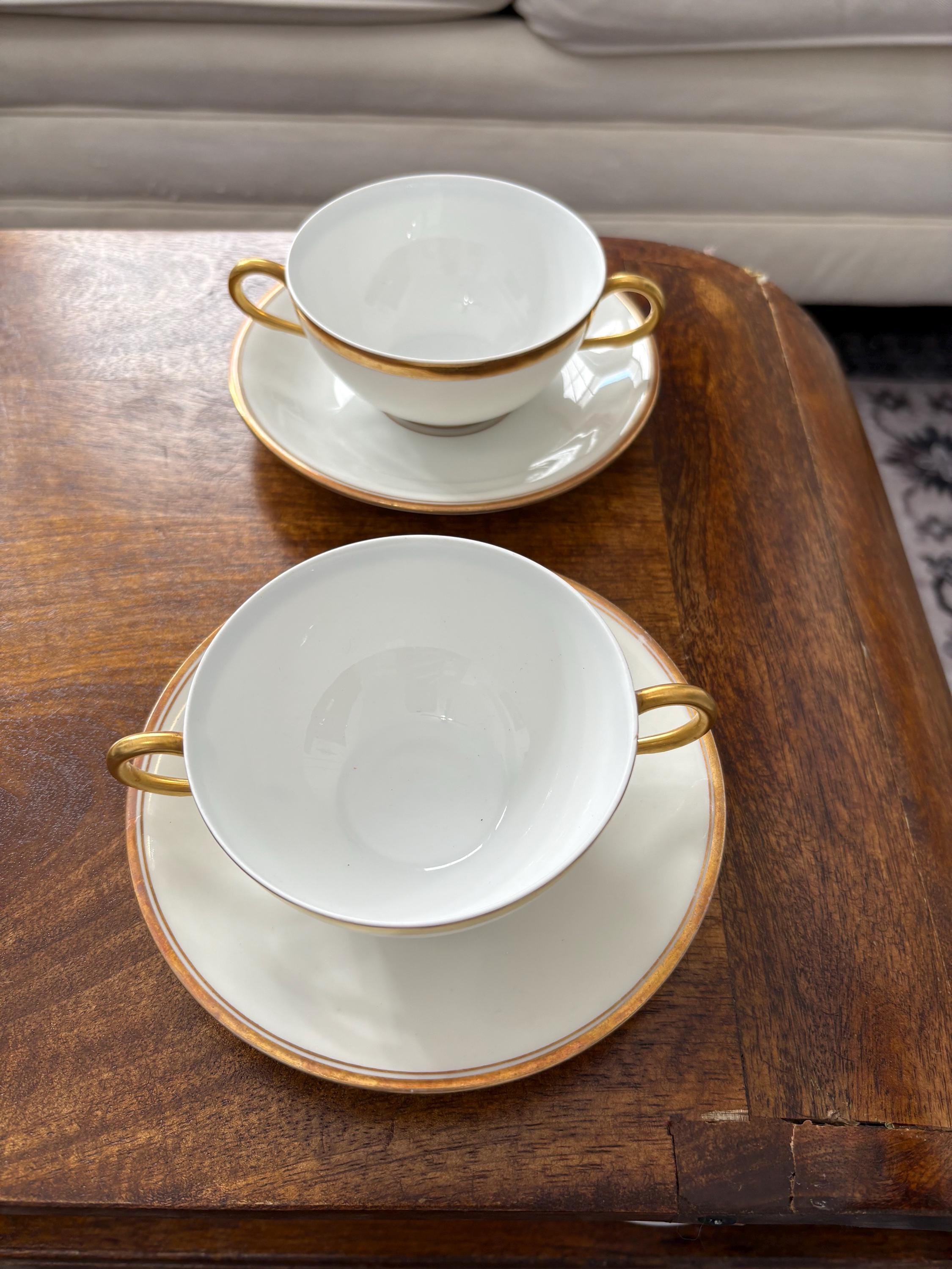 Limoge bouillon cups - Etsy 日本