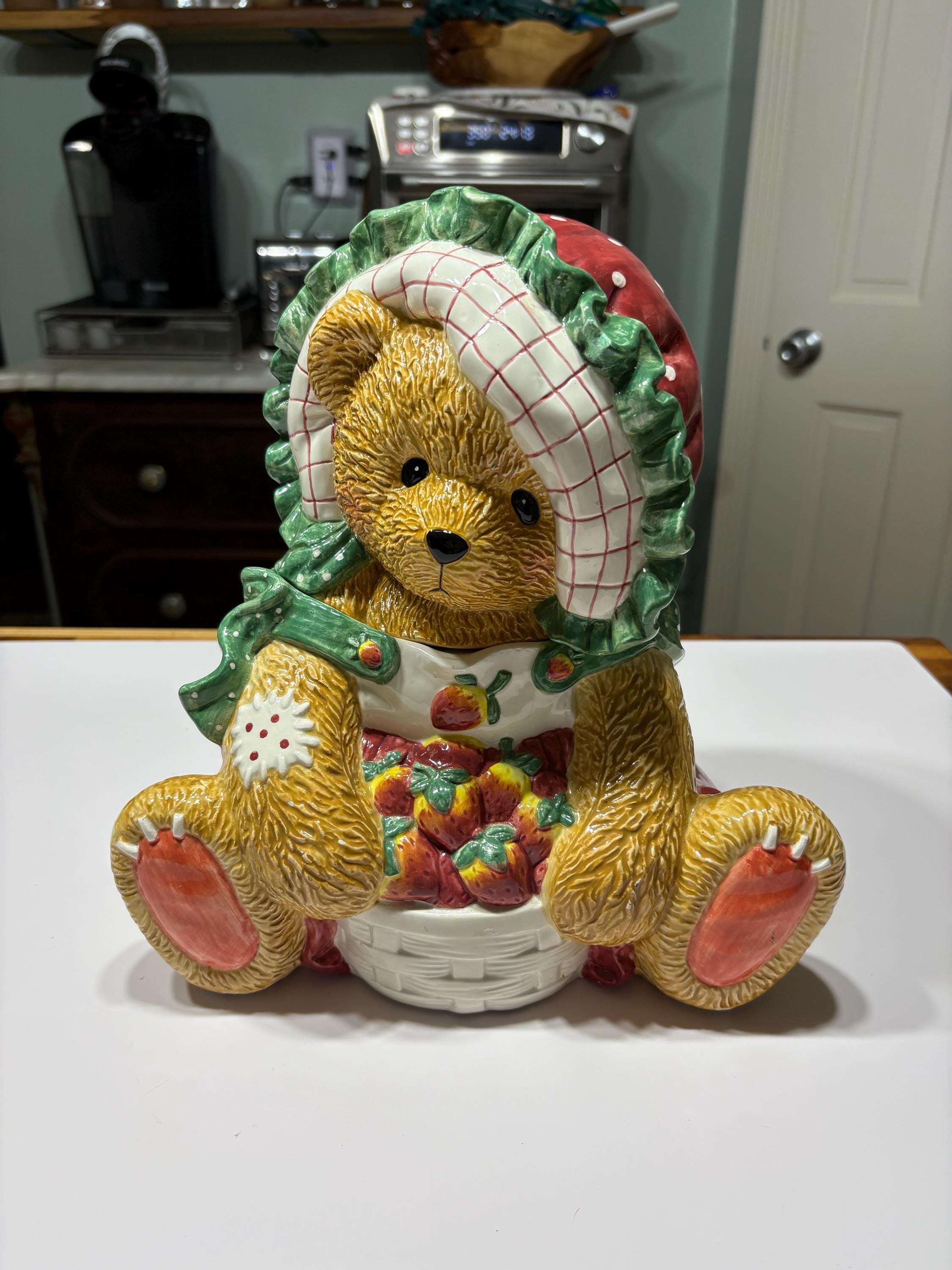 Teddy bear cookie jar - Etsy 日本
