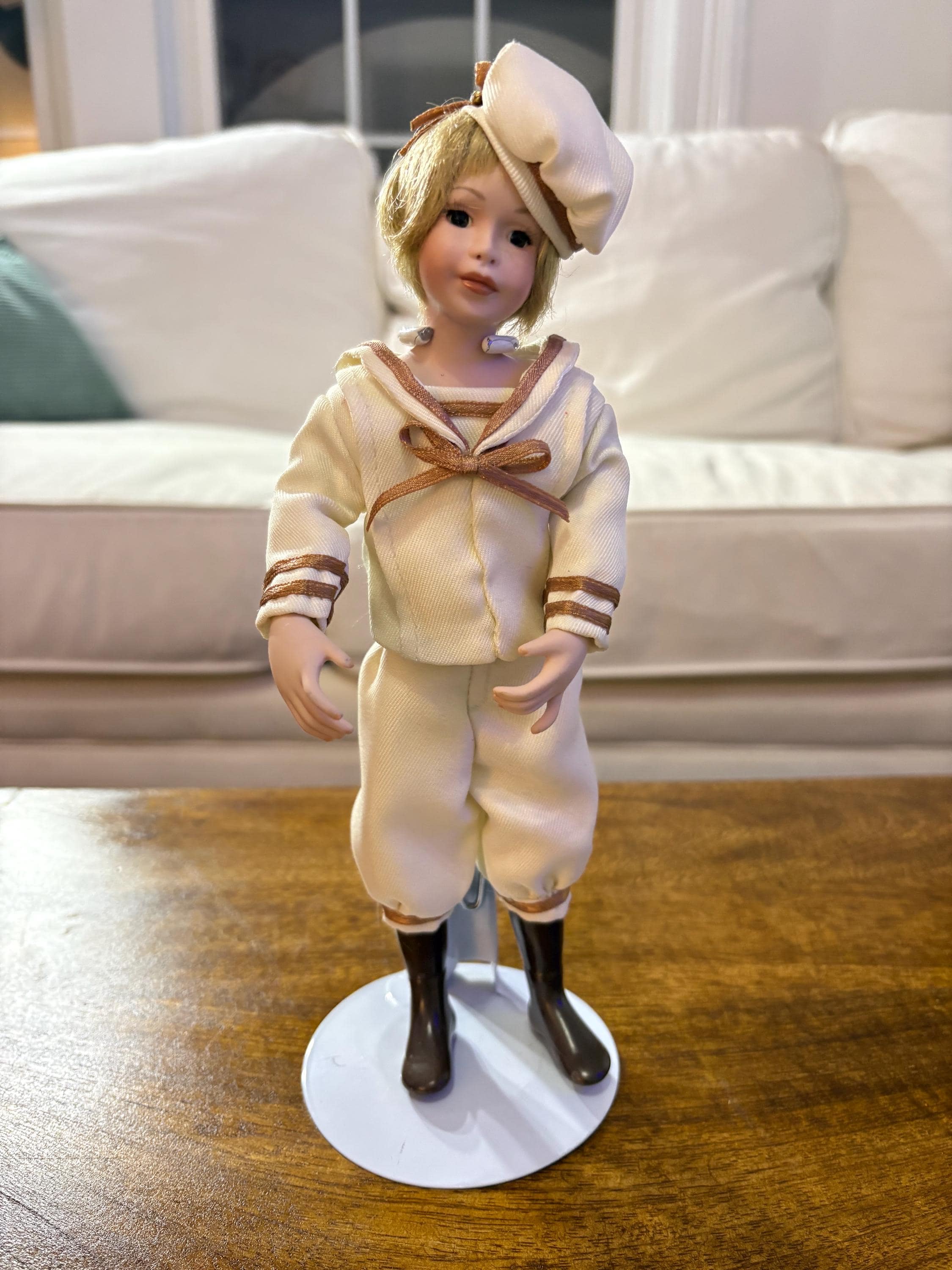 Costume de marin pour poupée garçon - France