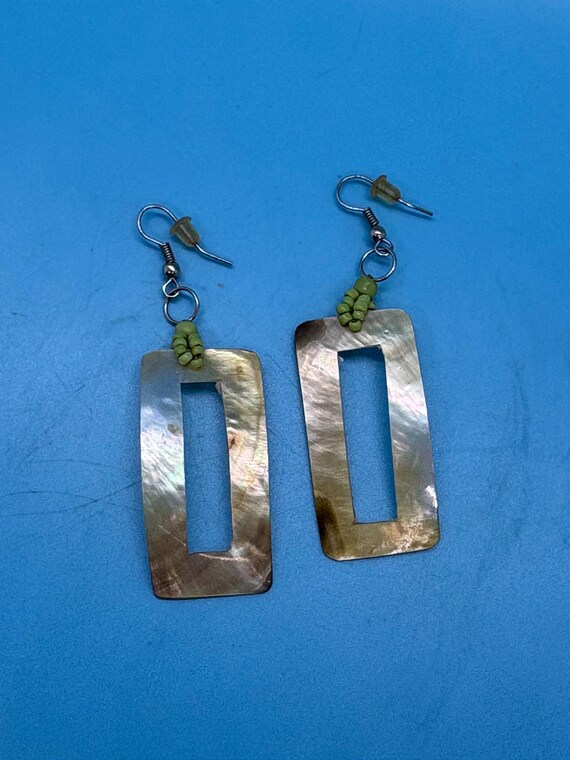 Handcrafted Seashell Frames Rectangular Shaped Cu… - image 1