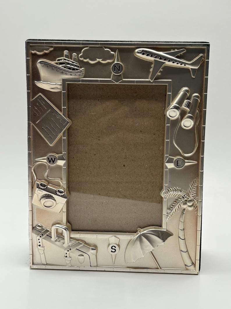 Godinger Travel/Vacation Silver Album photo frame