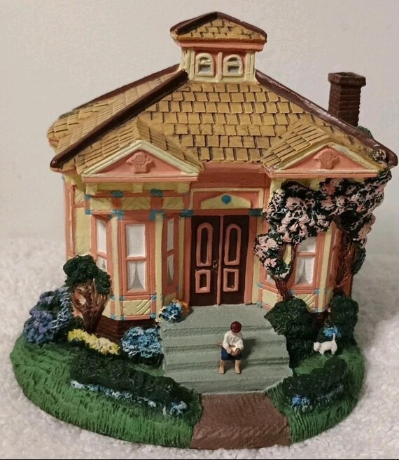Hand-painted "rose Haven" Cottage From the Hawthorne Victoria Grove  Collection - Etsy
