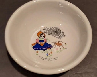 Vintage Shenango China 1981-83 ankerbak kinderrijmpje
