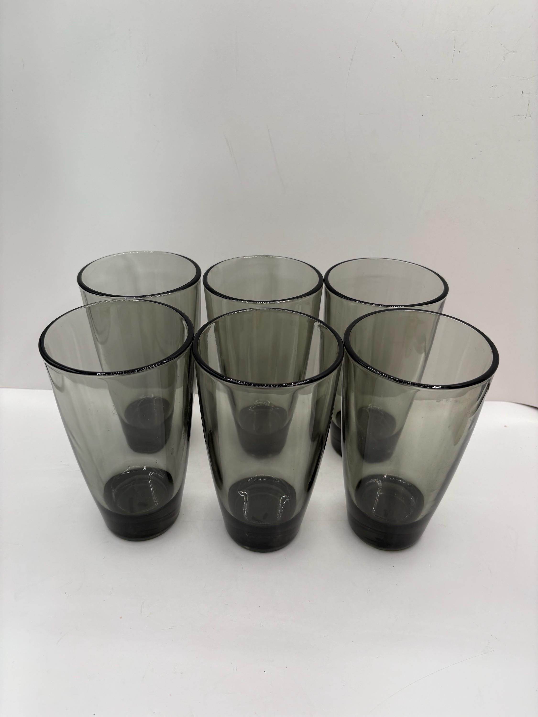 1970年代のヴィンテージ グラス、クリア Libbey コカ・コーラ リビー 