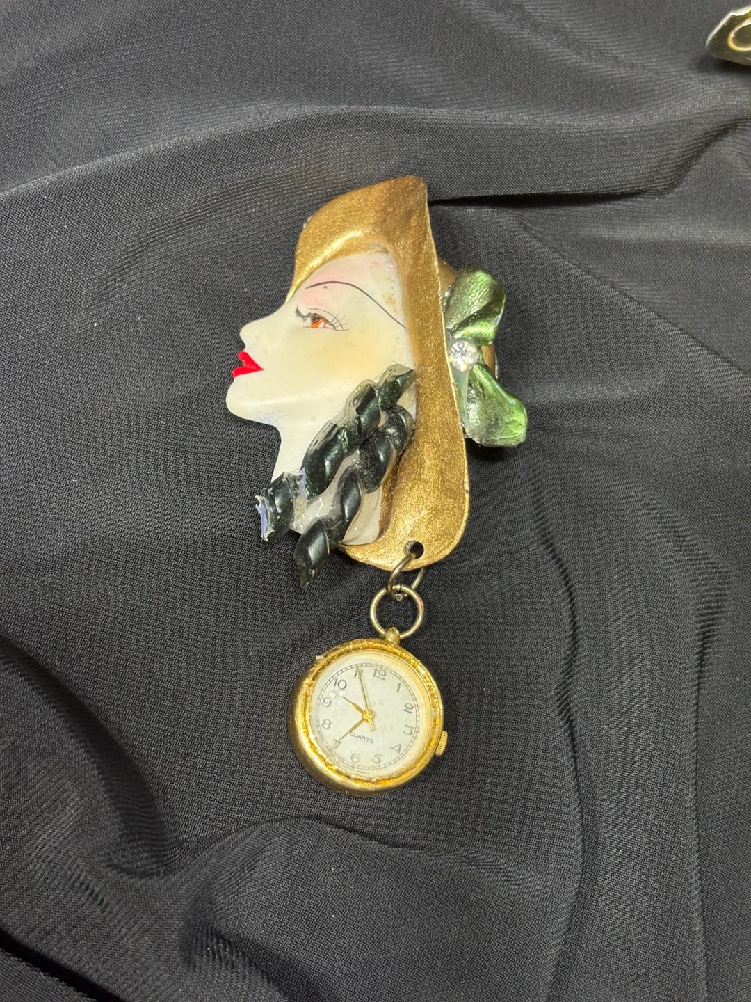 Vintage Bonetto Bisque‎ Girl Quartz Watch Bracelet Bonetto Quartz Watch - Etsy main image 3