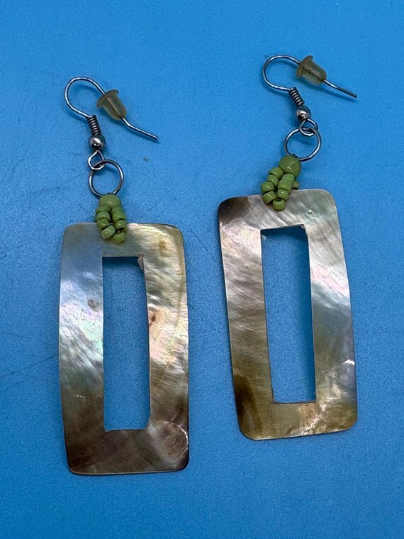 Handcrafted Seashell Frames Rectangular Shaped Cu… - image 2