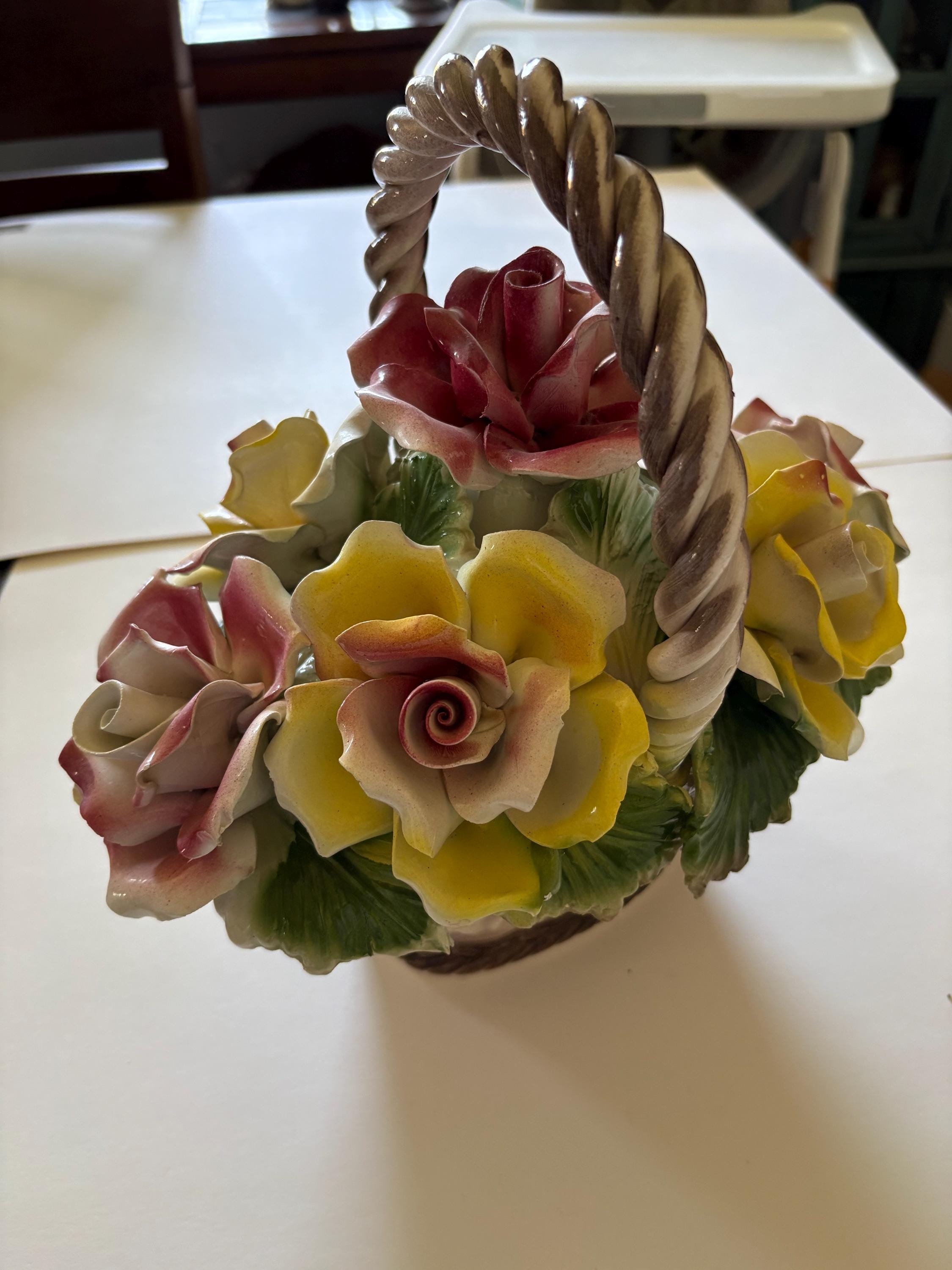 CAPODIMONTE焼き　陶器花束 証明書付き 楽天市場】カポディモンテ陶花の通販
