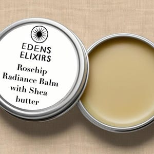 Rosehip Radiance Balm | Stretch Mark Cream, Scar Repair, Chapped Skin Relief | Natural Herbal Skincare 40ml