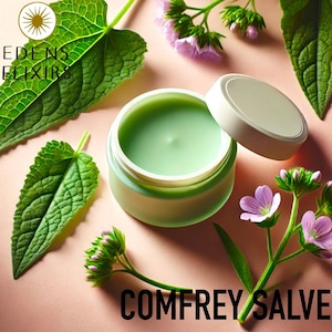 Comfrey Salve | Organic Healing Balm for Muscles, Joints & Skin | Soothing and Nourishing