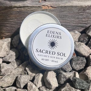 Sacred Sol Botanical Balm – Nature’s Sun Balm with Shea, Zinc & Carrot Seed Oil