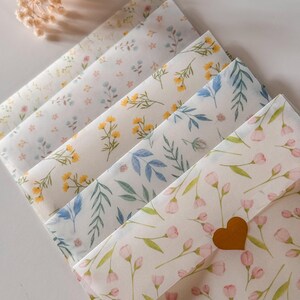 Enveloppes Florales en Papier Calque
