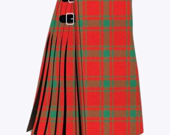 Handgemachter schottischer Tartan Kilt: MacDonald of Sleat Antike, schweres Gewicht