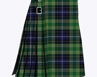 Schottischer traditioneller MacKellar moderner 8-Yard-Schwergewichts-Tartan-Kilt - Handgefertigte Tartan-Kilts für Herren