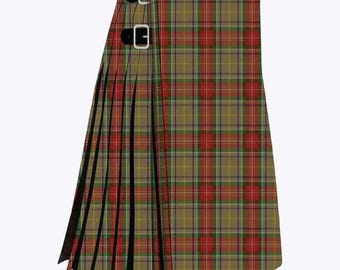Scottish Traditional Clan Muirhead 8 Yard Heavy Weight Tartan Kilt - Men's Handmade Tartan Kilts