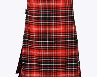 Schottische traditionelle MacDougall moderne 8 Yard schwere Tartan Kilt Herren handgefertigte Tartan Kilts