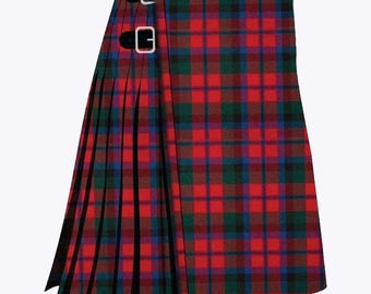 Schottischer traditioneller Macnaughton moderner 8-Yard-schwerer Tartan-Kilt - handgemachte Tartan-Kilts für Herren
