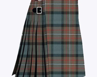 Schottischer traditioneller Ferguson verwittert 8 Yard Schwerer Tartan Kilt - Handgefertigte Tartan Kilts für Herren