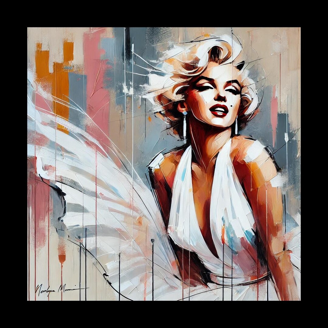 Abstract Marilyn Monroe Printable Digital Download - Etsy