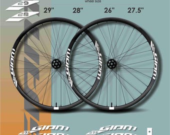 Custom Riesen Fahrrad Aufkleber Aufkleber