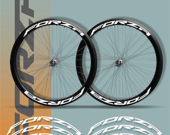 Pegatinas personalizadas para llantas de bicicleta Forza: Ruedas de 28"