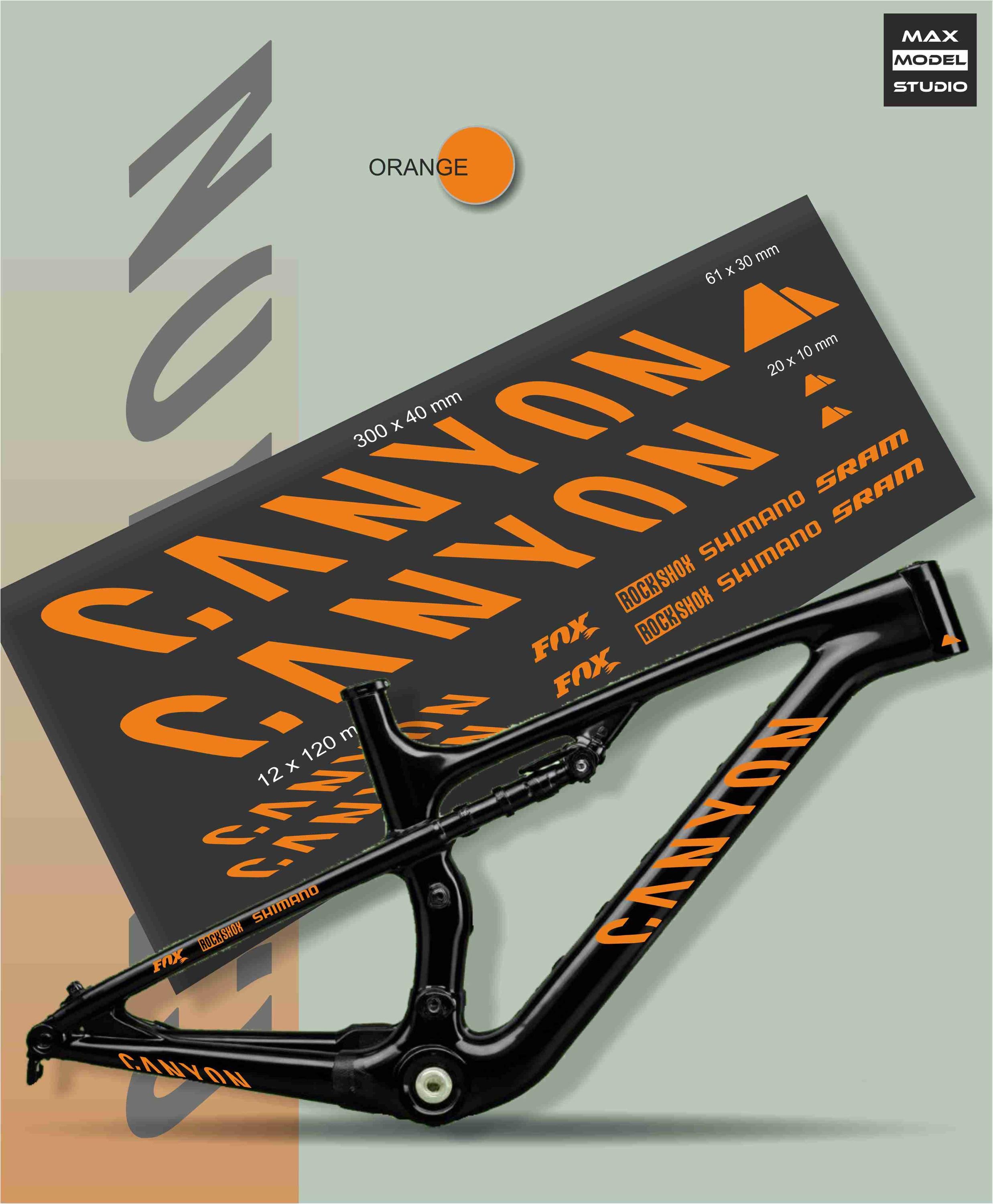 ステッカー3色キットエアロードGen3 フレームセット用 Canyon aeroad decals - Etsy 日本