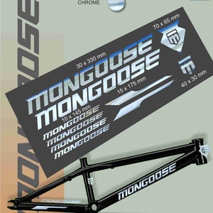 16インチ BMX マングースデカール Mongoose cycling - Etsy 日本
