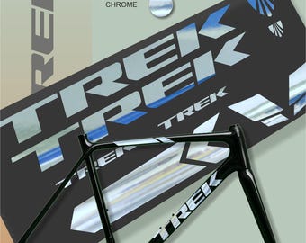 Custom TREK Bike Decal Set: Weatherproof Vinyl Stickers