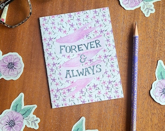 Forever & Always Greeting Card
