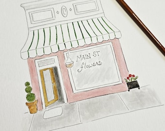 Flower Shop Beginner All-in-one DIY Watercolor Art Kit (PRE-ORDER)