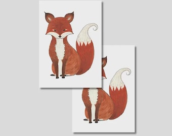 Mr. Fox Card with Envelope