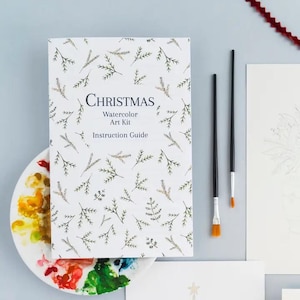 Christmas Watercolor Art Kit