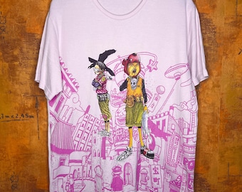 Vintage Anime T-shirt Tekkonkinkreet Taiyou Matsumoto Japan RARE