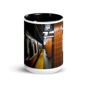 Boston Orange Line MBTA Mug | State Street Subway Train Coffee Cup | Boston Public Transit Gift