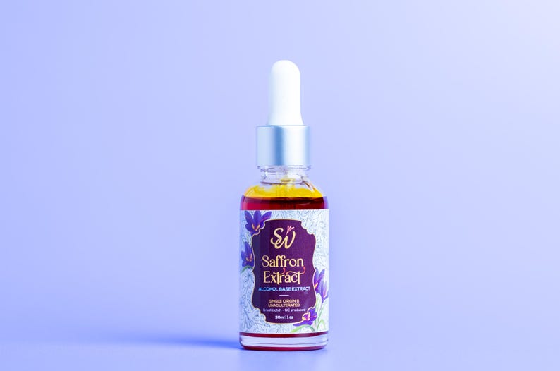 Most Potent Saffron (crocus Sativus) Dried Stigmas Herbal Tincture ...