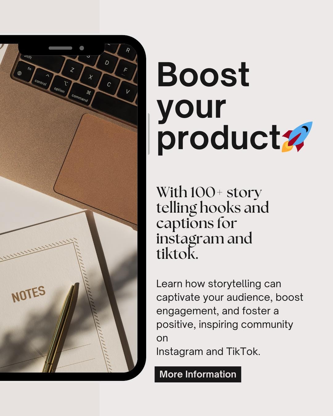 Story Telling Hooks and Captions for Instagram and Tik Tok - Etsy