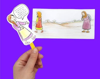 Ruth en Naomi Bijbelknutselen | Zondagsschoolactiviteiten