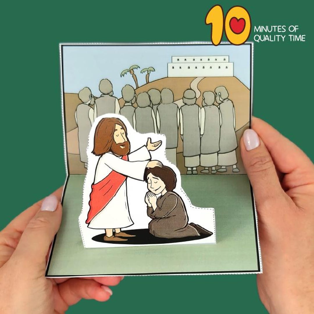 Jesus Heals the Ten Lepers Sunday School Craft Etsy