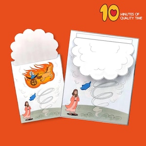 Elijah Taken Up to Heaven - Sunday School Bible Craft