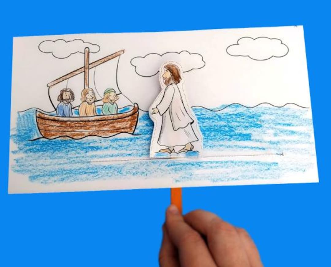 Jesus Walks on Water - Sunday School Craft - Etsy