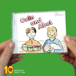 Cain and Abel Mini Book - Sunday School Craft
