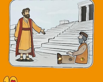 Peter Heals the Lame - Sunday School Craft