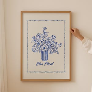 Arte mural de flores silvestres neutras, póster botánico en tonos suaves, decoración floral para habitación infantil, arte mural de flores vintage, láminas para sala de estar y dormitorio.