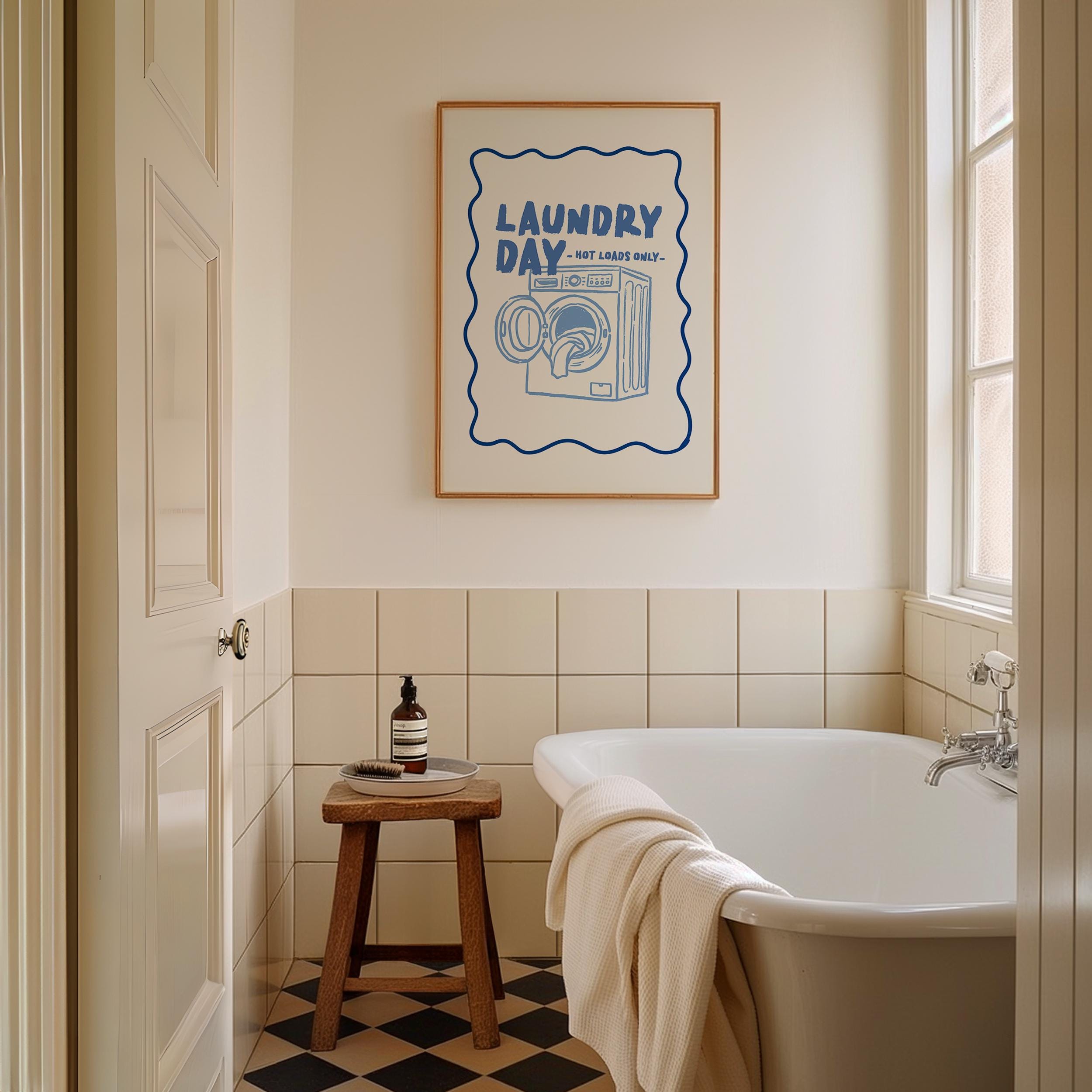 Funny Laundry Print, Laundry Room Decor, Laundromat Poster, Cute ...