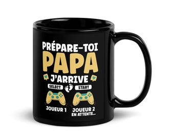 Pregnancy Announcement Mug Dad Geek Gift Get Ready I&#39;m Coming Gamer